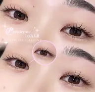 【★SNS話題★】”🎀韓国ロット使用🎀”韓ドル風束感まつ毛パーマ🪄