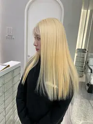 カット＋ハイブリーチカラー＋systemヘアマスク🎀🤍💕【ブリーチ2回】