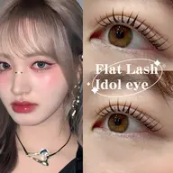 【マツエク】束感コーティングつき🎶フラットラッシュ/マツエク~100本🤍オフ込み