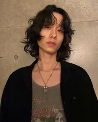 メンズボブorメンズミディアム パーマモデル