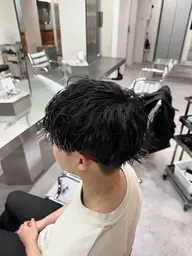 【ミニモ限定価格🔥】 メンズカット➕シャドウパーマ➕3stepトリートメント