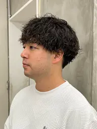 ミニモ学割〖カット+ツイストスパイラルパーマ〗 ⚡️¥8000⚡️        無造作ヘア/メンズカットパーマ