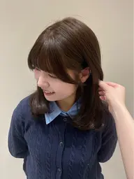 【1番人気⭐️】髪質改善inケアカラー+カット+超音波3stepTR