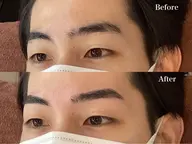 メンズ限定👽眉毛ワックス+部分眉パーマ🌿