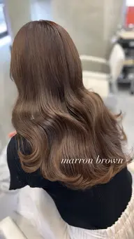 🎀人気menu🎀 透明感抜群！！カット＋ブリーチ無しダブルカラ－+Aujuaトリートメント¥12900