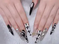 ❤️🔥業界最安値❤️🔥【チップ長さだし】韓国風・プラチナ・デザイン🫧