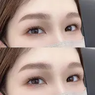 ハリウッドブロウリフト（眉毛パーマ）【WAX＆眉メイク込】¥5000