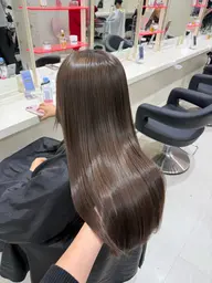 【🇰🇷韓国アイドル級🇰🇷】艶々ストレートパーマ+theaterトリートメント✨+炭酸spa