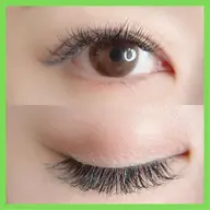 《密度が出るふわっと仕上げ》🌿ボリュームラッシュ300本：初回オフ無料+1000円でブラウンカラー変更出来ます〇