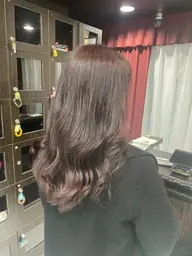 【🦋人気メニュー】カット➕艶カラー➕2stepトリートメント🍫（コテ巻き仕上げ付き)