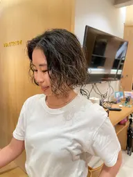 ボブの方に向けたパーマ＋カット🌀✂️
