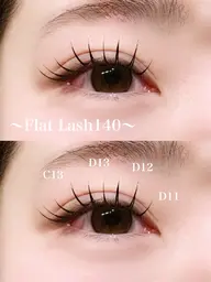 💎フラットラッシュ140本💎（オフ込み）