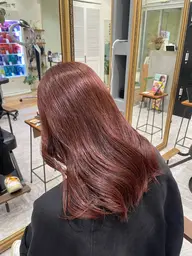 【ブリーチなしダブルカラー】🎀髪へのダメージを押えながらカラーを楽しめます🎀