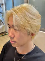 🐦⬛メンズ限定🐦⬛カット+ブリーチカラー+1stepトリートメント