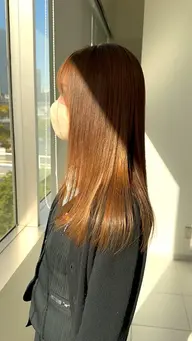 肌馴染みバッチリ‼️🍊アプリコットオレンジカラー&4step超音波トリートメント🦊