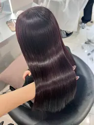 【❤️🔥暖色カラーにオススメ❤️🔥】ブリーチなしダブルカラー+2stepトリートメント+韓国風コテ巻き🪽✨