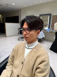 【🅜🅔🅝🅢】カット + 毛流れパーマ🌀