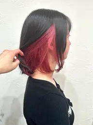 【ブリーチ初心者におすすめ✨✨】インナーカラー+シャンプーブロー