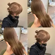 カット+ケアダブルカラー(ブリーチあり)(ブリーチ1回追加で+5500円)