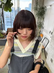 【ボブの方限定🪽✩.*˚】ミディアムの方も大歓迎です!ブリーチなしワンカラー