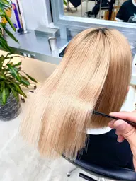 ⛔️ブリーチ毛でも縮毛矯正ができる⁉️【酸性ストレート】✨バージン毛でもブリーチ毛でも段違いの究極の美髪にしませんか🎶