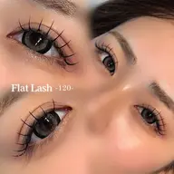 🥨美眉スタイリング×まつ毛エクステ🥨 (フラットラッシュ+¥1100) 100本 ¥8800