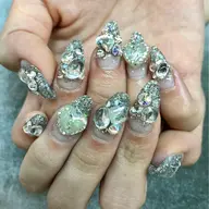 【初回】《オフ有り》長さ出し★アートやり放題【ストーンつけ放題★】ジェルオフ210分スカオフ230分