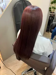 カット+ケアカラー🖤/選べるシャンプートリートメント付き