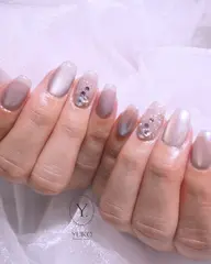 オーロラ×マグネットネイル(オフ無し)