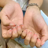 モデル限定 価格|自爪・シンプルデザイン6本デザイン(オフ追加料金1000円)