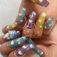 チップ長さだし+ワンカラー（ドライケア付き）🦋