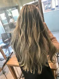 人気No.2⭐️１日3名限定❣️cut & color & 髪質改善treatment 💎