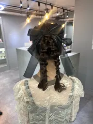 【お呼ばれアレンジ🎀パーティヘアセット💍結婚式.2次会🎀】【ツイン、ハーフアップの方はこちら💓】