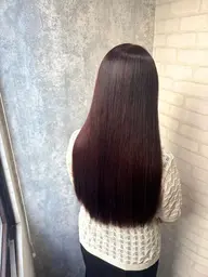 🌸◦°全日ok🌸◦°カット+Premium艶髪ストレート(縮毛矯正)+ケアカラー