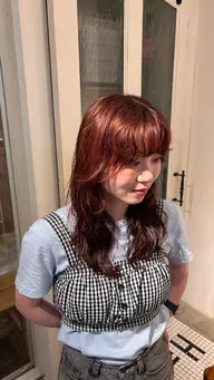 【SNS顔出し写真可能な方🙆♀️】“ブリーチなし"トリートメントカラー/モデル様メニュー