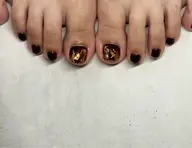 (オフ込み)フット𖤐親指アート(持ち込み)