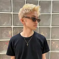 メンズカット&ブリーチ&オンカラー⋆₊ ♱