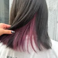 🍓 結んでも可愛いインナーカラー 🍓インナーカラー(ブリーチ込み)♪