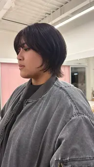 ウルフカット+シャンプーブロー