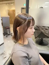 カット+インナーカラー+全体カラー+1stepトリートメント¥13000