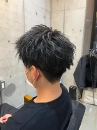 カット＋ツイストスパイラルorスパイラルパーマ