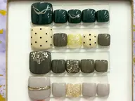 【Jr.ネイリスト担当】フット シンプルデザイン🌷