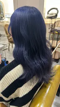 ダブルカラー➕髪質改善コアミートリートメント【4stepトリートメント】🍇💜