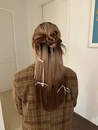 【ヘアセット】お任せでも大歓迎🙆‍♀️流行りのカチモリヘア、編み下ろしヘア得意です✨✨