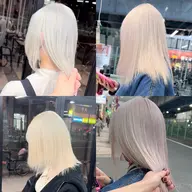 カラー+2回ブリーチ♪ロング料金+1000,ハイカラー料金+2000