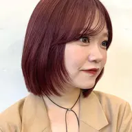 💖伸ばし中の方おすすめ💖【盛れる前髪カット✂️＋ブリーチなしダブルカラー】+選べるトリートメント🧴