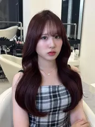 【3月限定🌸🌸】似合わせカット✂️+艶髪カラー+超音波3stepTR✨️(ミニモ限定/レイヤーカット/髪質改善)