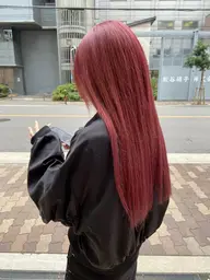 癖毛対策♪ふんわりストレートパーマ+cut+3stepTr¥17500→￥12000