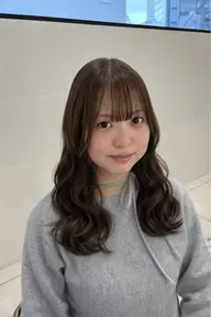 【迷ったらこれ🎀】韓国風カット＋透明感カラー￥7500~