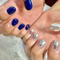 ハンドネイル オフありワンカラーorラメグラ💅💗